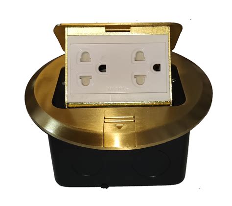 floor box receptacle mounting bracket|floor mounted convenience outlet price.